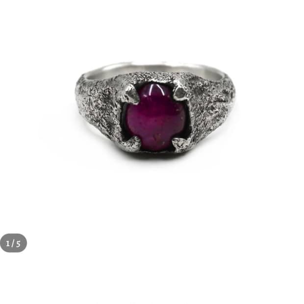 (오늘만 할인) Agaffeine star ruby ring 189
