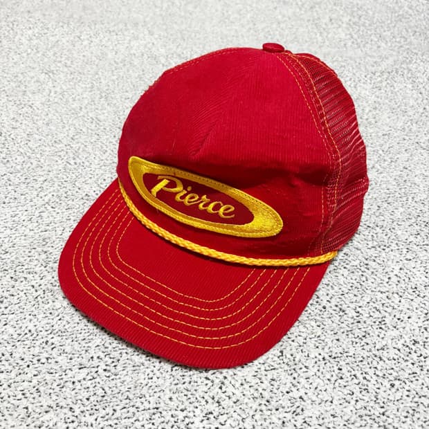 90s 빈티지 Pierce 메쉬 트럭커 캡