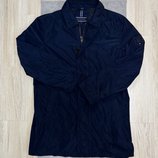 [S급] 간절기 봄 강추🌸 타미힐피거 네이비 나일론 자켓 XL