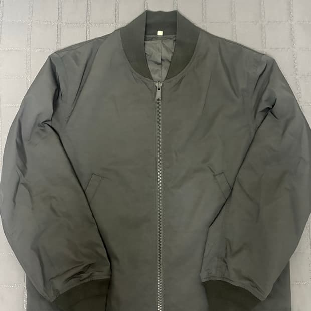 muji labo ma-1 블루종 블랙 M