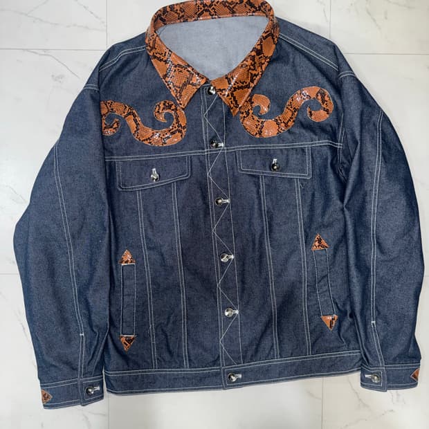 커스텀 데님 자켓