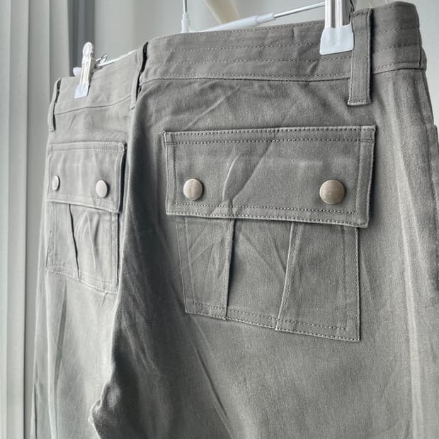 카고 포켓 플레어 팬츠