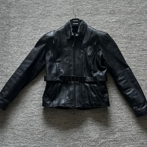 빈티지 바이크 레더자켓