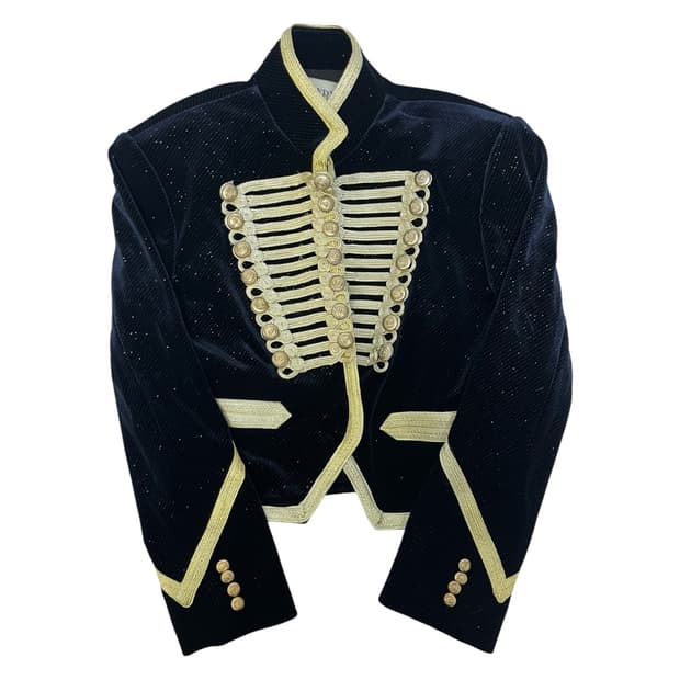 벨벳 금장 나폴레옹 자켓