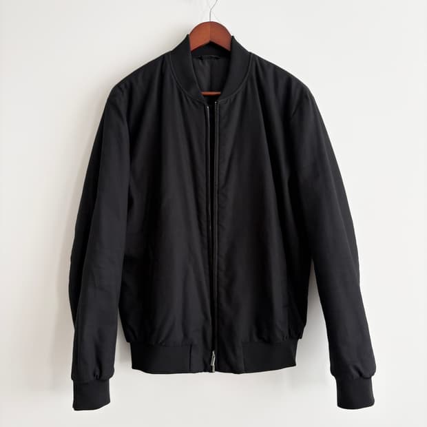 COS 코스 남자 블랙 봄버 패딩 자켓(S)