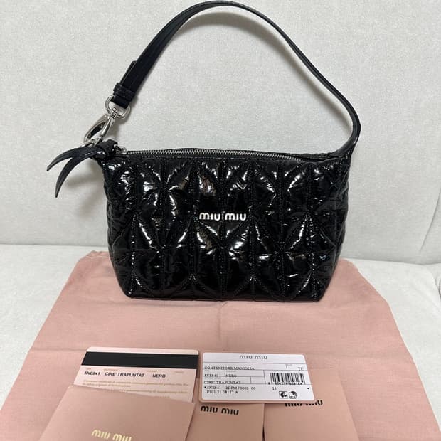 [SA 정품] 미우미우 마테라쎄 스피릿 호보백