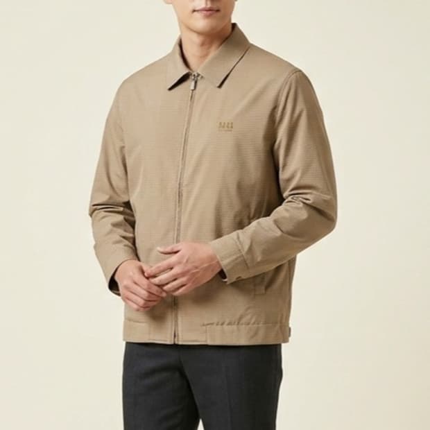 [105]닥스 홑겹 체크 바람막이 점퍼