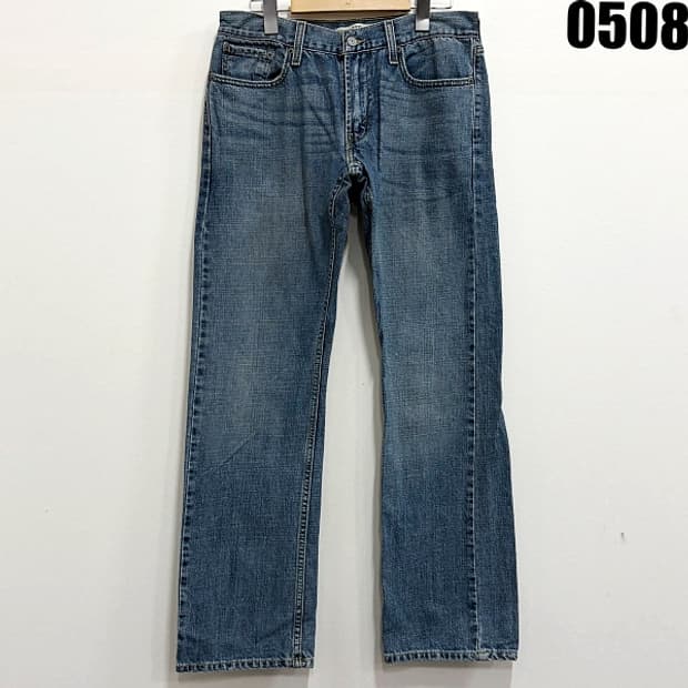 리바이스 514 워싱 슬림 스트레이트 데님 팬츠 W32L34 0508 