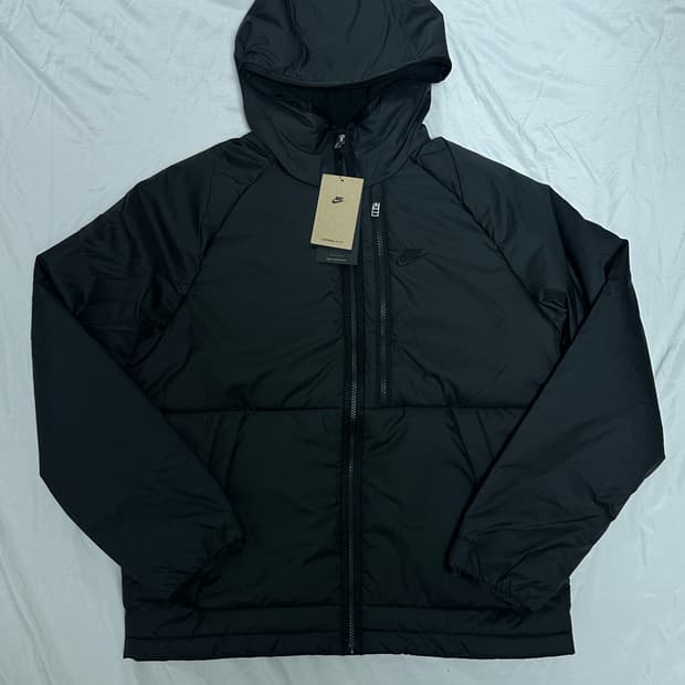 (XXL) 나이키 리펠 레가시 후드 기모 경량 패딩 자켓 블랙 새제품
