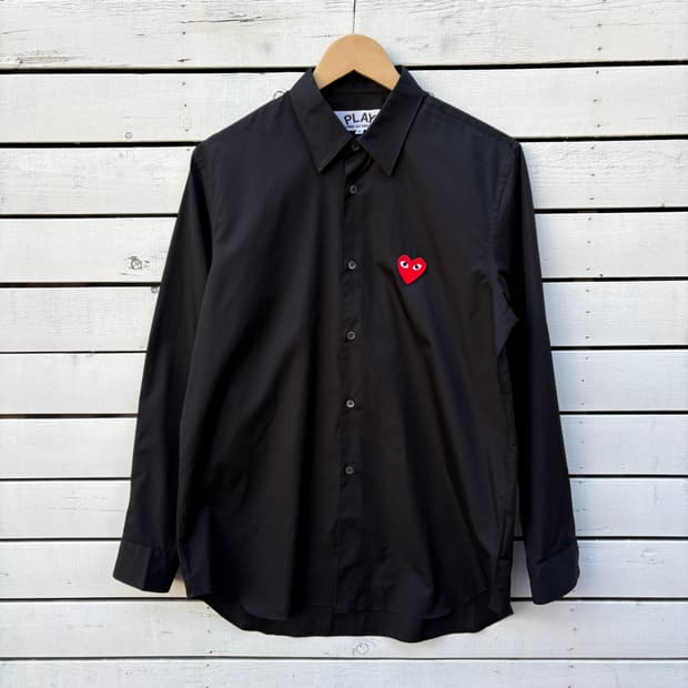 Comme des Garcons 꼼데가르송 검정 셔츠