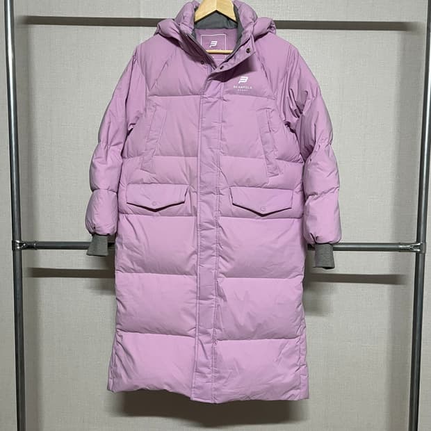 빈폴스포츠 라벤더 롱패딩 90