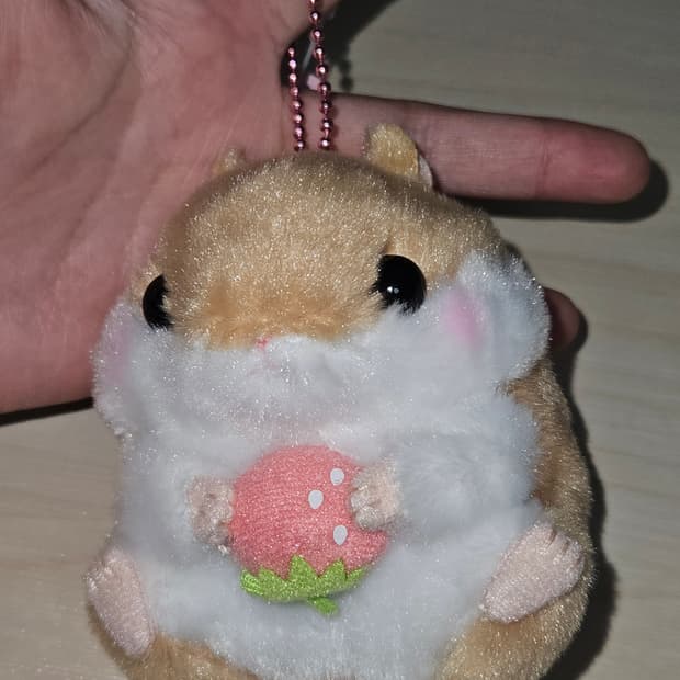 어뮤즈 코로하무 코론 햄스터 키링