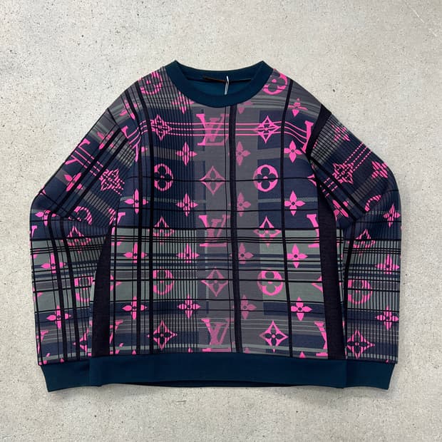 루이비통 모노그램 자카드 스웨트 셔츠
