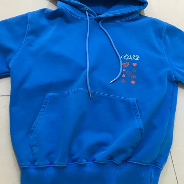 ADSB 앤더슨벨 에센셜 ADSB 하트 카드 후드 블루