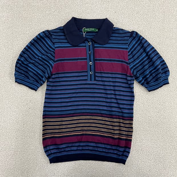 90 빈폴 여성 니트 폴로 셔츠 0225M2