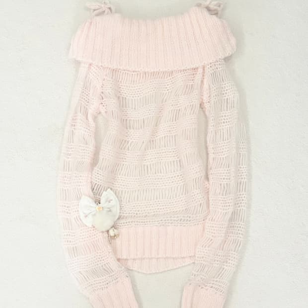 Lizlisa 리즈리사 헤세이걸 오프숄더 니트