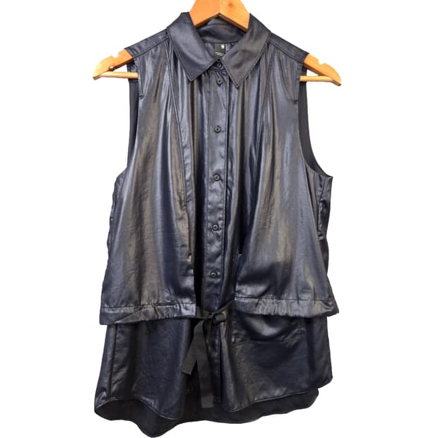 G-Star RAW 네이비 민소매 셔츠 원피스(M)