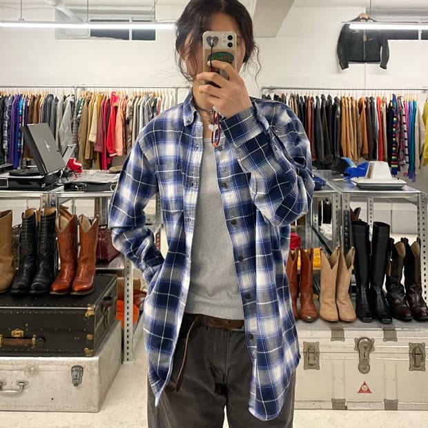 CHAPS by ralph lauren ombre shirt 챕스 옴브레