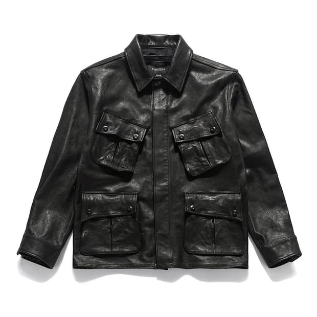 이스트로그 eastlogue 정글 퍼티그 레더 자켓 블랙 L