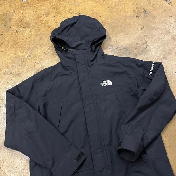 [정품/S] 노스페이스 블랙 후드 바람막이 자켓 b14