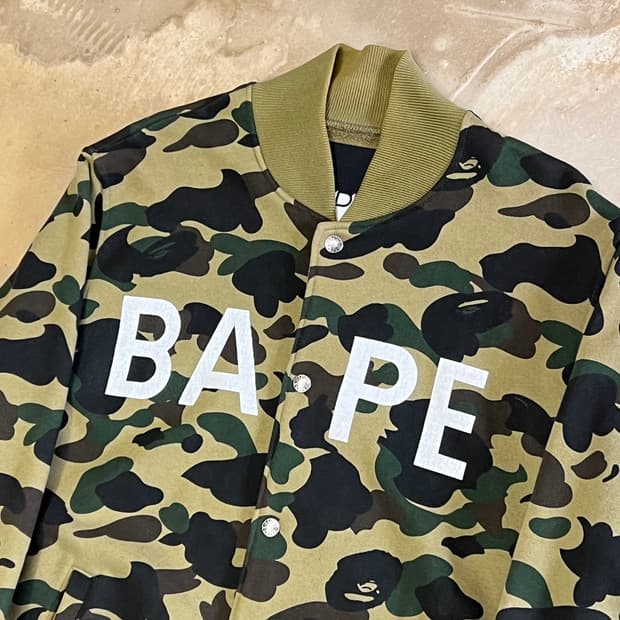 M 베이프 BAPE OG 00s 카모 바시티 자켓