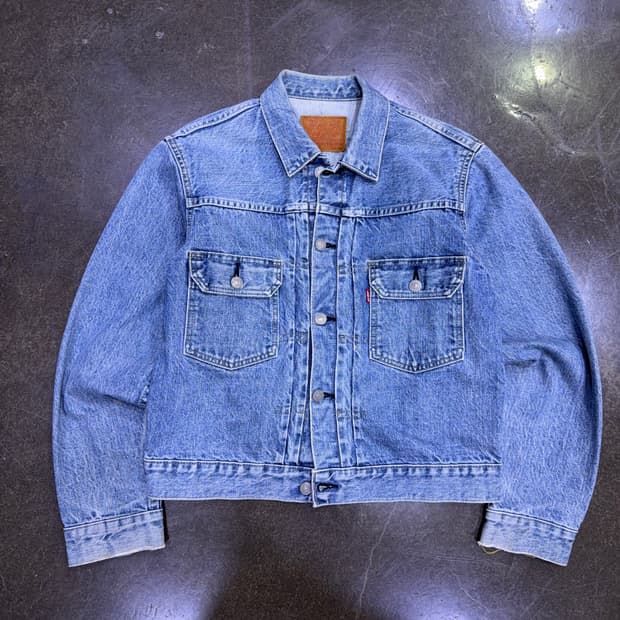 리바이스 LVC 71507XX 2nd 빅E 셀비지 데님자켓 38