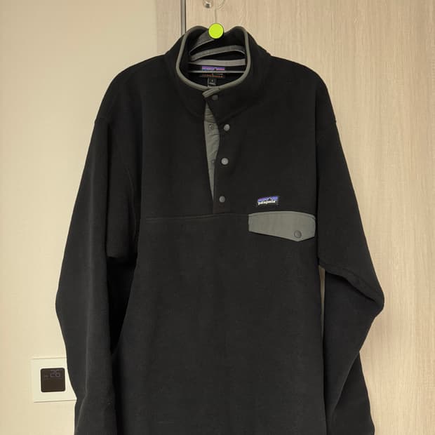 파타고니아 신칠라 블랙 라이트웨이트 L