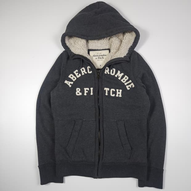 아베크롬비 양털 후드집업 