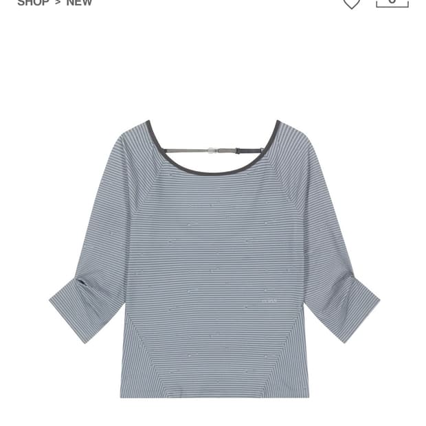 오호스 카프리 슬리브 블루 1사이즈