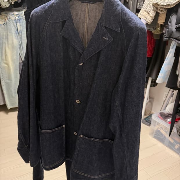 코모리 데님 셋업 4사이즈