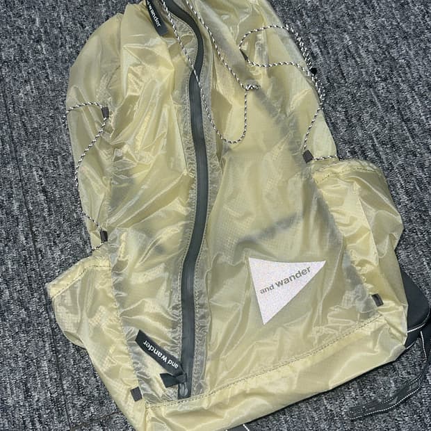 앤드원더 실데이팩 가방 백팩 오프 화이트