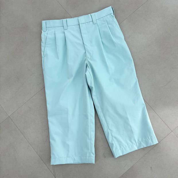 Jichodo light mint 3/4 length slack pant