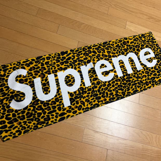 슈프림 레오파드 타올