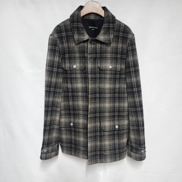 Banana Republic 울 체크 자켓