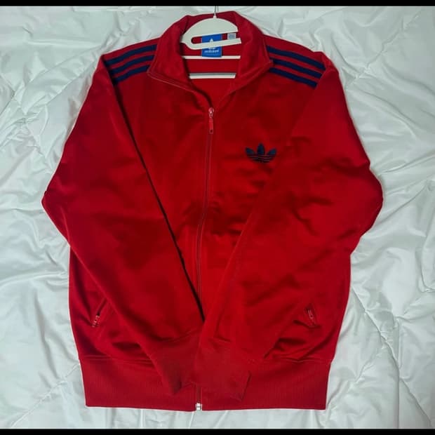 버건디 아디다스 져지