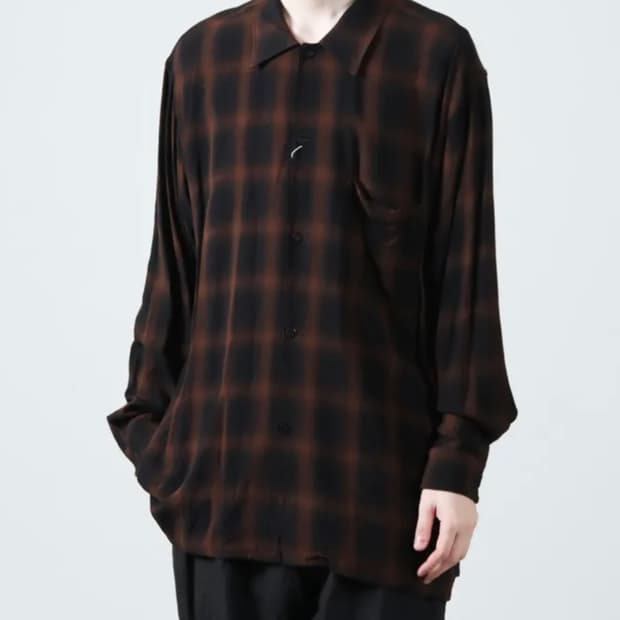 코모리 오픈카라 레이온 셔츠 4