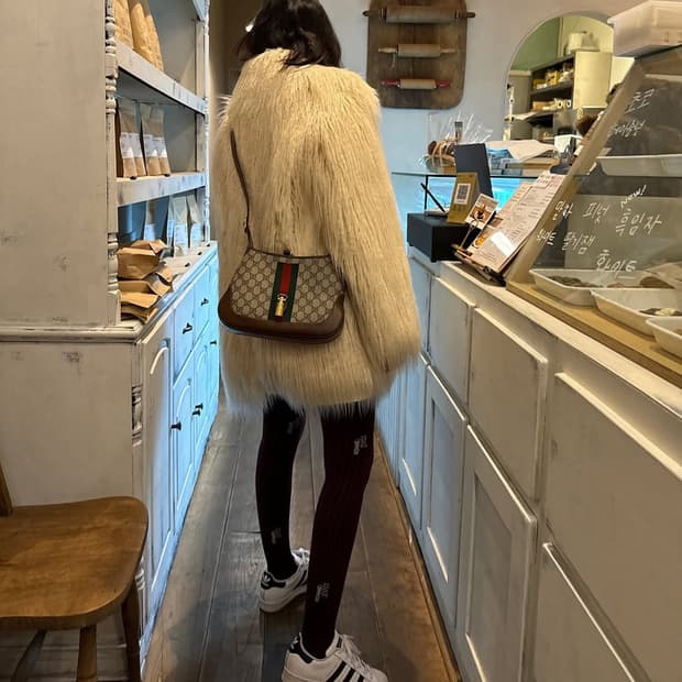 데어드 SHEARING FAUX FUR JACKET