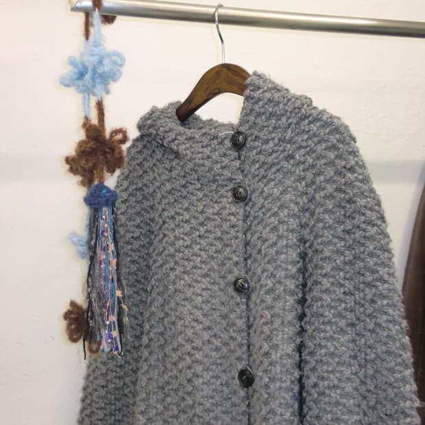 Tsumori Chisato grey wool coat