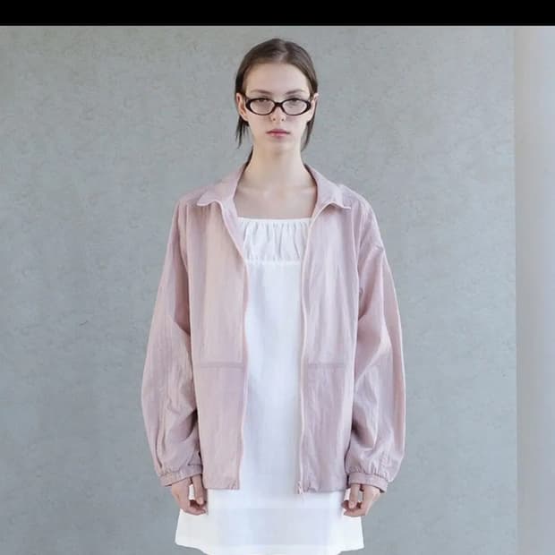 로우클래식 Lc nylon jacket 나일론 자켓 핑크