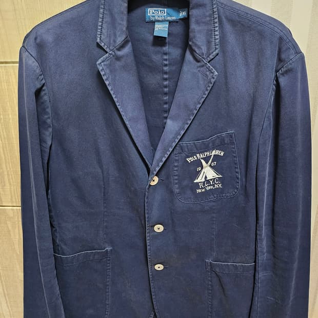 랄프로렌 네이비 면자켓 XL