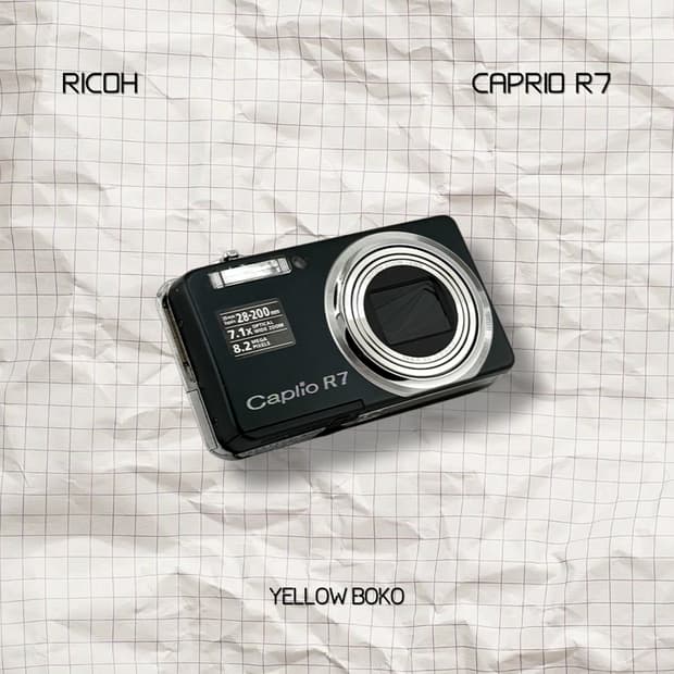 [필름 느낌] RICOH 리코 카프리오 R7 레트로 디지털 카메라