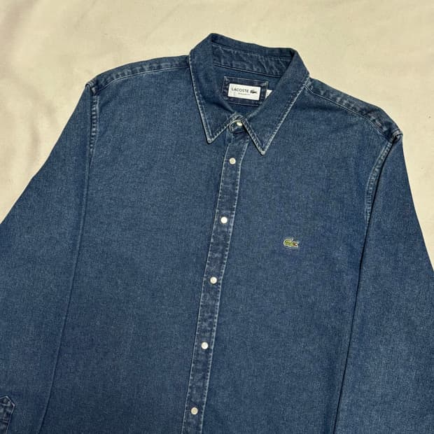 XL 라코스테 클래식 데님 셔츠