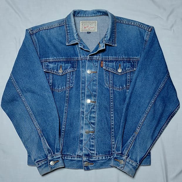 [L] Hill Crop 힐 크롭 3세대 데님 트래커 자켓