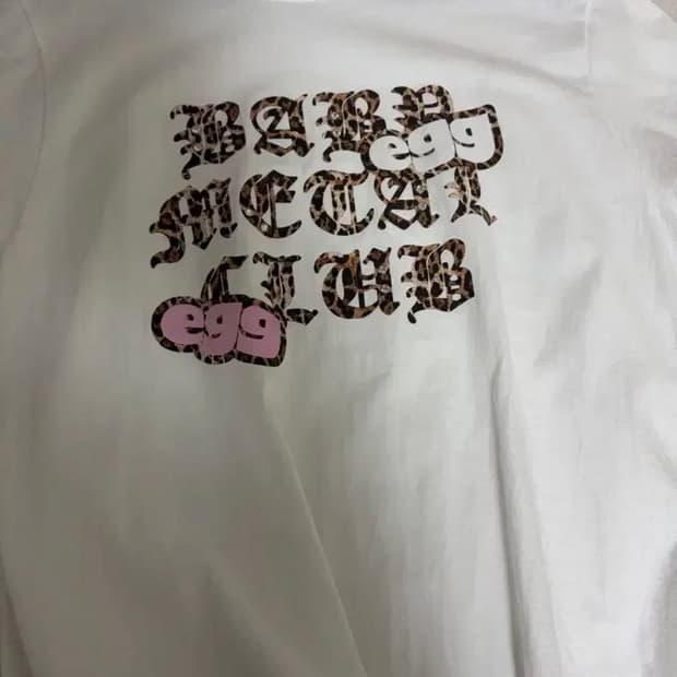 베이비메탈클럽 에그 유니섹스 화이트