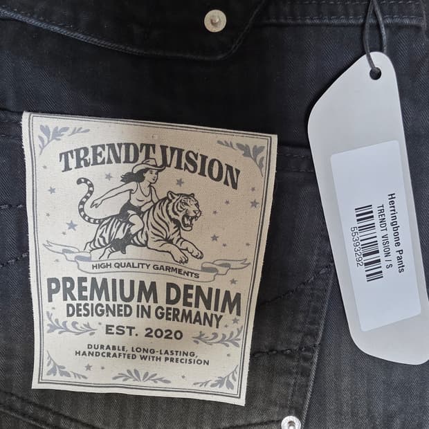 Trendt vision 헤링본 팬츠 small