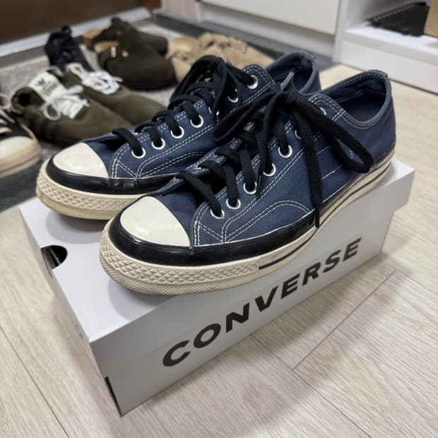 컨버스 몽클레르 프라그먼트 척 인시그니아 블루 275 박스포함