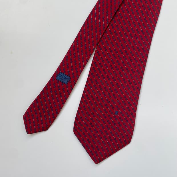 셀린느(celine) 심플로고 명품 정품 넥타이8.6cm