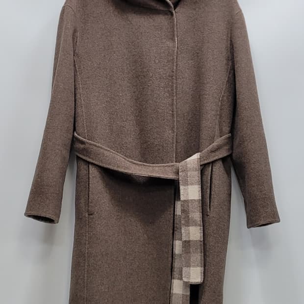 Renoma 20FW 레노마 체크 포인트 후드 코트 / 여 85
