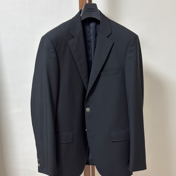 제이프레스 쓰리 버튼 자켓: 블랙 / A7(100)