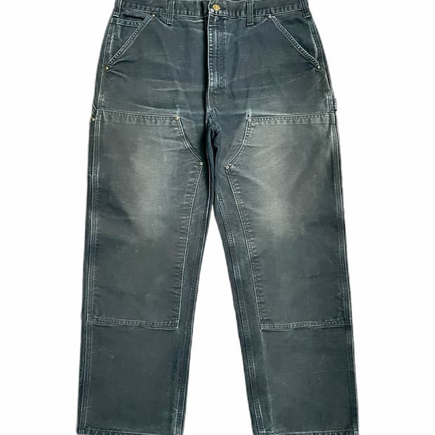 OG 칼하트 더블니 B01 BLK 38x30